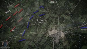 Use this animated map to learn about the Battle of Gettysburg