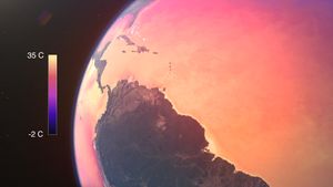 ocean temperature increase